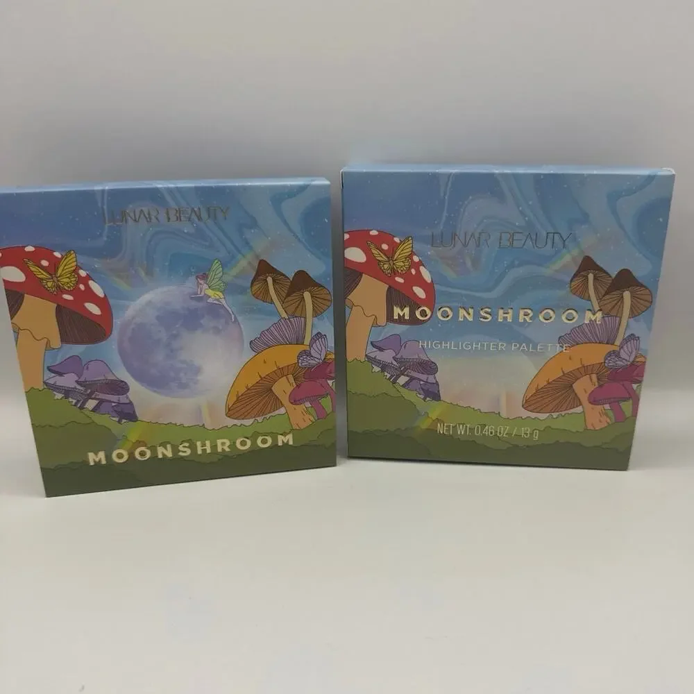 LUNAR BEAUTY Moonshroom Highlighter Palette‎ BNIB